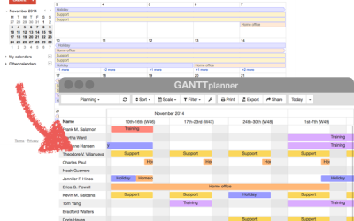 Gestão de projeto/planeamento no calendário Google